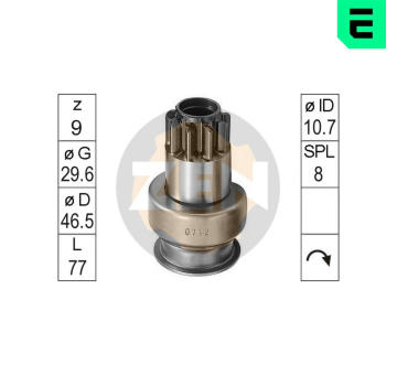 Volnobezny prevod, starter ERA ZN0712