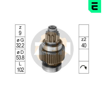 Volnobezny prevod, starter ERA ZN0946