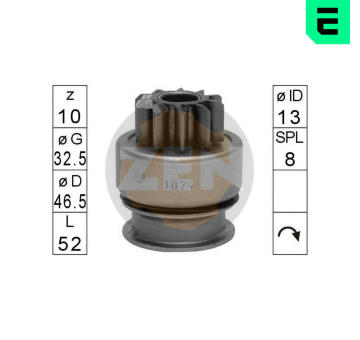 Volnobezny prevod, starter ERA ZN1024