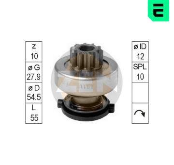 Volnobezny prevod, starter ERA ZN1109