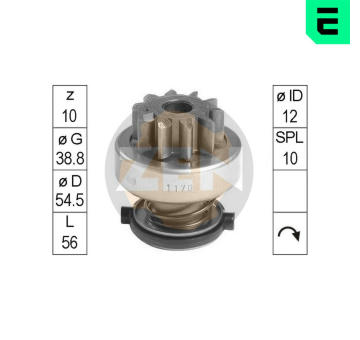 Volnobezny prevod, starter ERA ZN1170