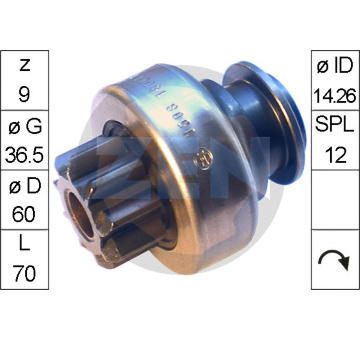 Pastorek Zen - Denso 028301-0030