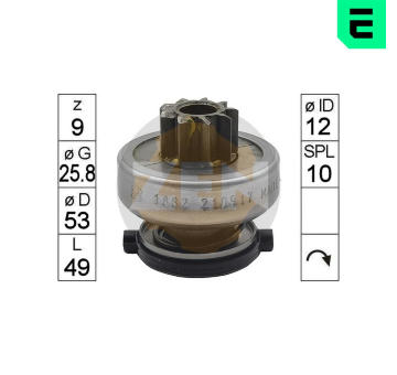 Volnobezny prevod, starter ERA ZN1882