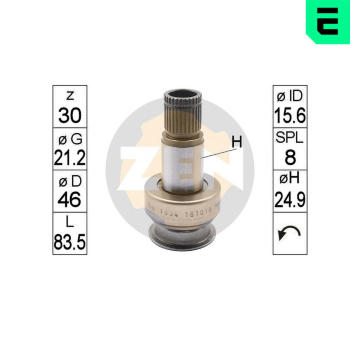 Volnobezny prevod, starter ERA ZN1904