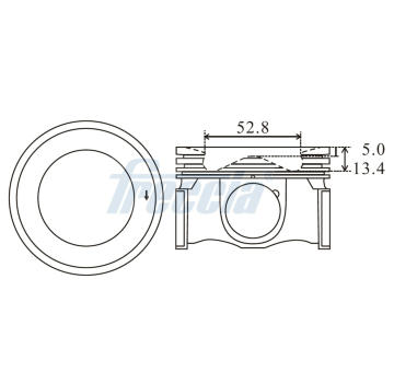 Píst FRECCIA FP23-106800