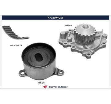 Vodni pumpa + sada ozubeneho remene HUTCHINSON KH 310WP249