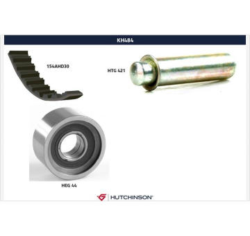ozubení,sada rozvodového řemene HUTCHINSON KH 484