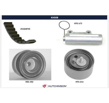 ozubení,sada rozvodového řemene HUTCHINSON KH 508