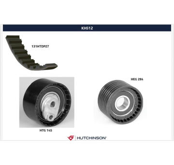 ozubení,sada rozvodového řemene HUTCHINSON KH 512