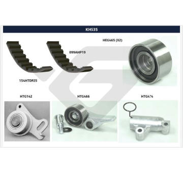 Sada ozubeného remeňa HUTCHINSON KH 535