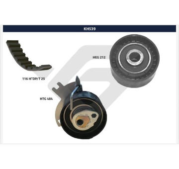 Sada ozubeného remeňa HUTCHINSON KH 539