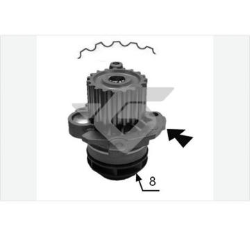 Vodní čerpadlo, chlazení motoru HUTCHINSON WP0079V