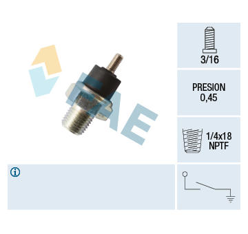 Olejový tlakový spínač FAE 12002