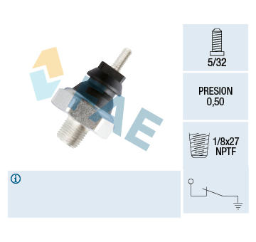Olejový tlakový spínač FAE 12040