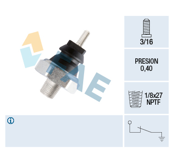 Olejový tlakový spínač FAE 12180