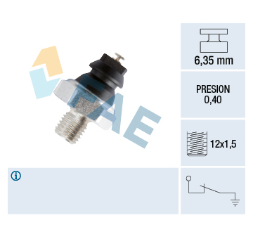 Olejový tlakový spínač FAE 12200