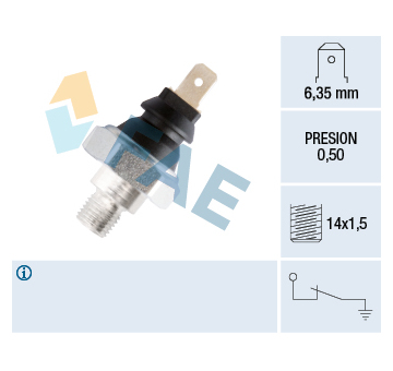 Olejový tlakový spínač FAE 12250