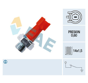 Olejový tlakový spínač FAE 12431