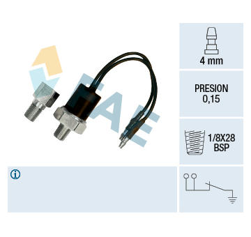 Olejový tlakový spínač FAE 12540
