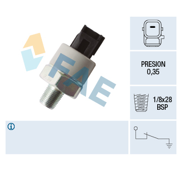 Olejový tlakový spínač FAE 12549