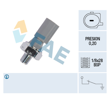 Olejový tlakový spínač FAE 12830