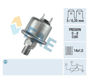Snímač, tlak oleje FAE 14110