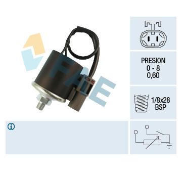 Snímač, tlak oleje FAE 14130