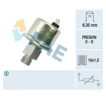 Snímač, tlak oleje FAE 14501