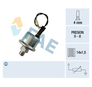 Snímač, tlak oleje FAE 14550