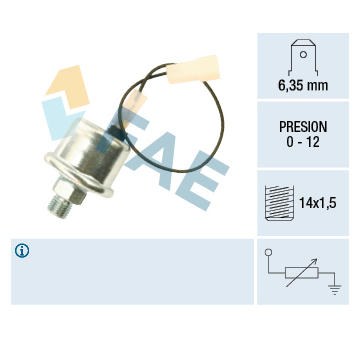 Snímač, tlak oleje FAE 14790