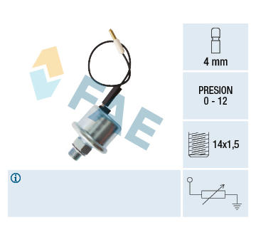 Snímač, tlak oleje FAE 14900