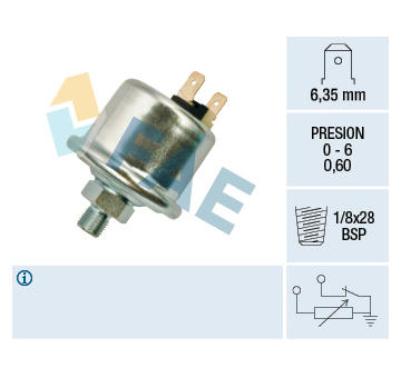 Snímač, tlak oleje FAE 14940