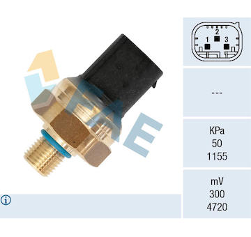 Snímač, tlak paliva FAE 15614