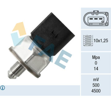 Snímač, tlak paliva FAE 15631