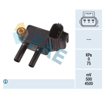 Senzor, tlak výfukového plynu FAE 16118