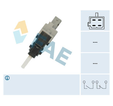 Spínač brzdového světla FAE 24415