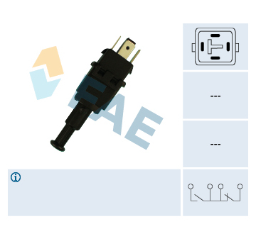 Spínač brzdového světla FAE 24510