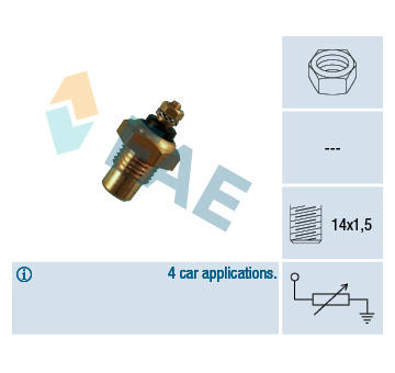 Snímač, teplota chladiva FAE 30160