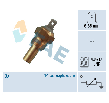 Snímač, teplota chladiva FAE 31300