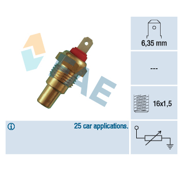 Snímač, teplota chladiva FAE 31330