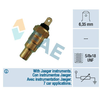 Snímač, teplota chladiva FAE 31400
