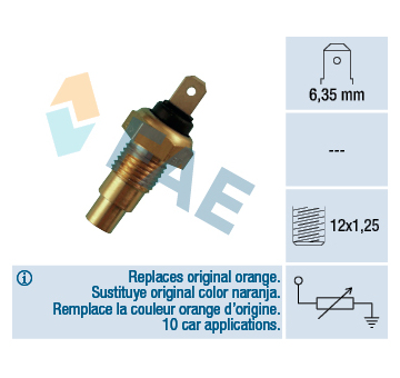 Snímač, teplota chladiva FAE 31520