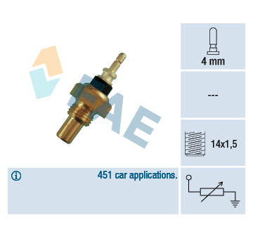 Snímač, teplota chladiva FAE 32220