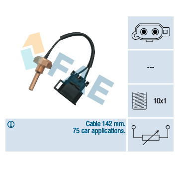 Senzor, teplota hlavy válce FAE 32370