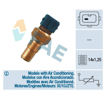 Snímač, teplota chladiva FAE 32380