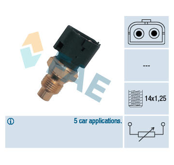 Snímač, teplota chladiva FAE 32390