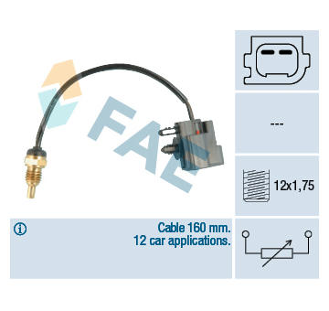 Snímač, teplota chladiva FAE 32426