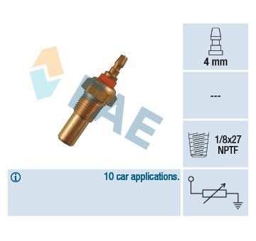 Snímač, teplota chladiva FAE 32450