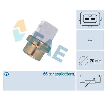 Snímač, teplota chladiva FAE 32600