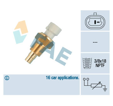 Snímač, teplota chladiva FAE 32711